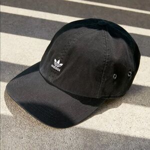 adidas Black Trefoil Dad Hat